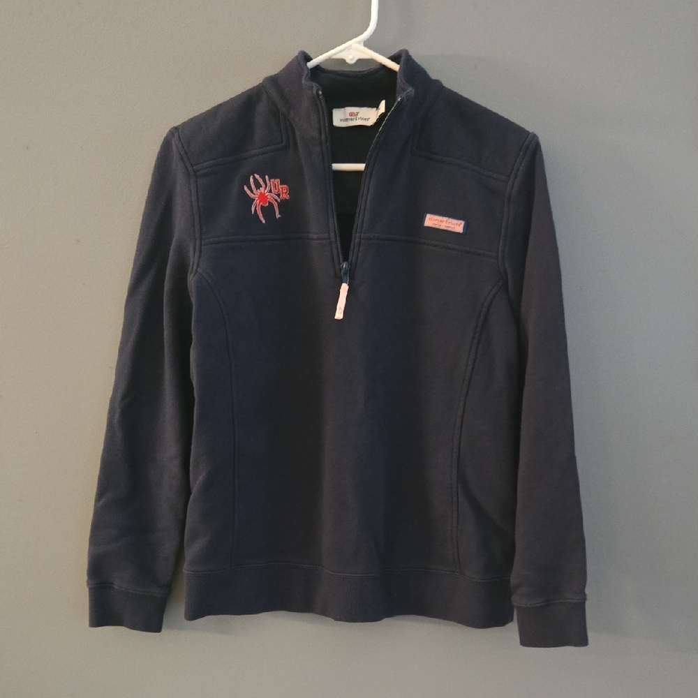 Vineyard Vines Dark Blue Zip-Up Sweater